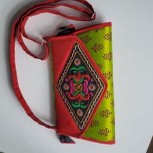 Indian cross-body shoulder bag